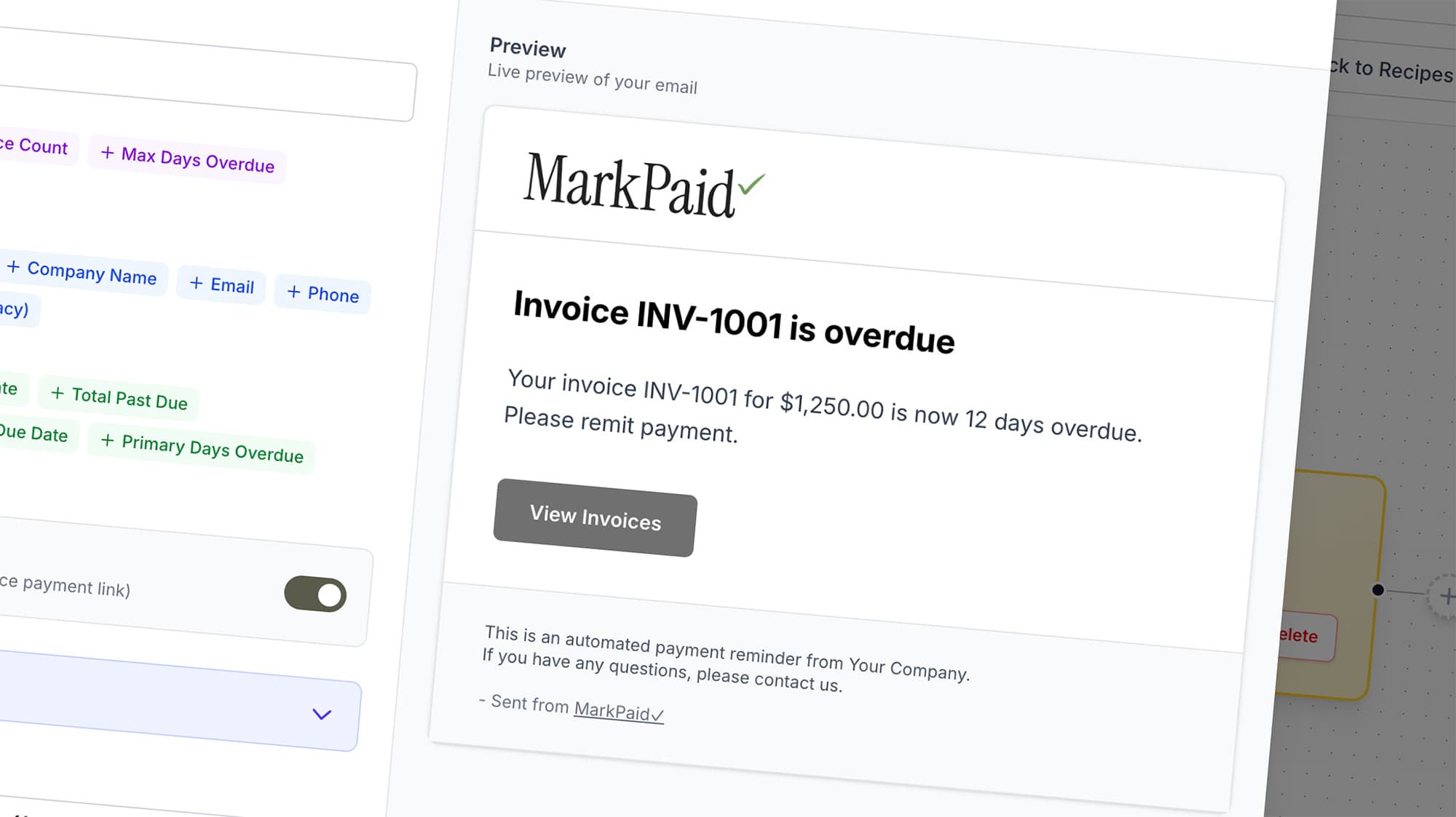 Customizable templates